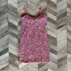 Iridescent Sequin Bodycon Dress
